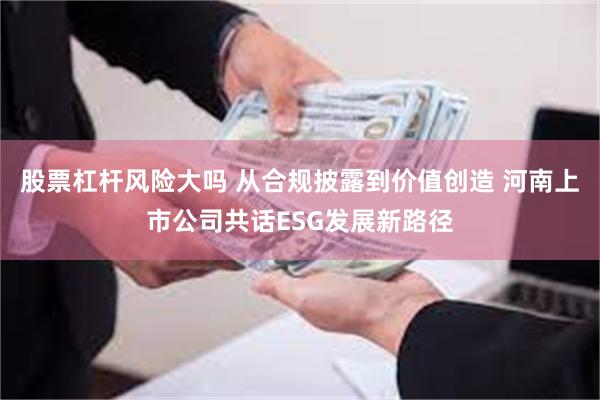 股票杠杆风险大吗 从合规披露到价值创造 河南上市公司共话ESG发展新路径